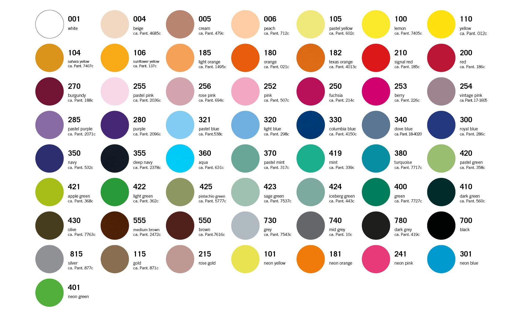 Colour selection for STAHLS' CAD-CUT Premium Plus heat transfer vinyl