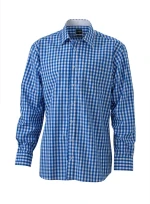JAMES & NICHOLSON MEN'S CHECKED SHIRT JAMES & NICHOLSON MEN'S CHECKED SHIRT