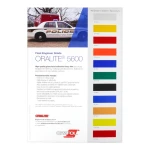 Oralite 5600 Color Card Oralite 5600 Color Card
