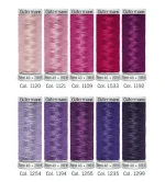 G&uuml;termann Embroidery Thread Set in Pink and Purple Colours