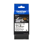 Brother Original HSe-231E - 11.2 mm Heat Shrink Tube Tape, Black on White