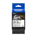 Brother Original HSe-251E - 21 mm Heat Shrink Tube Tape in Black on White