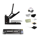 Signs and Textile Printing Starter Pack Economy with Redsail 70cm Cutting Plotter and Heat Press