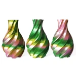 Gold, Green and Pinkish - 3DE Premium - Silky PLA - 1.75mm - 1kg