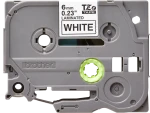 Brother Original TZe211 Tape &ndash; Black on White, 6 mm Wide