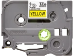 Brother Original TZe611 Tape &ndash; Black on Yellow, 6mm Wide
