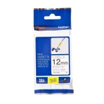 Brother Original TZe-FX231 Tape - Black on White, 12mm Wide