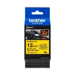 Brother Original TZe-FX631 Tape &ndash; Black on Yellow, 12mm Wide