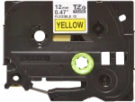 Brother Original TZe-FX631 Tape &ndash; Black on Yellow, 12mm Wide