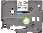 Brother Original TZeS231 Tape Cassette &ndash; Black on White, Extra Strong Adhesive, 12mm Wide