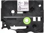 Brother Original TZe-SE4 Tape &ndash; Black on White Security Tape, 18mm Wide