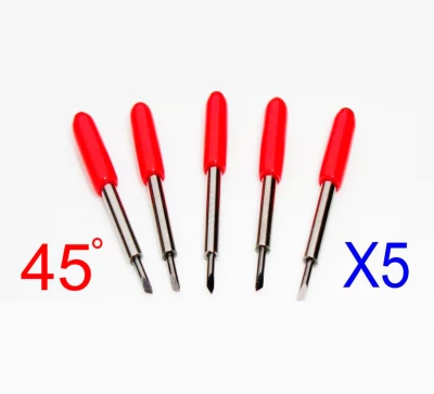 5 pieces. knife package, Roland - Redsail Reflex film knives 50&ordm;, offset 0.75mm