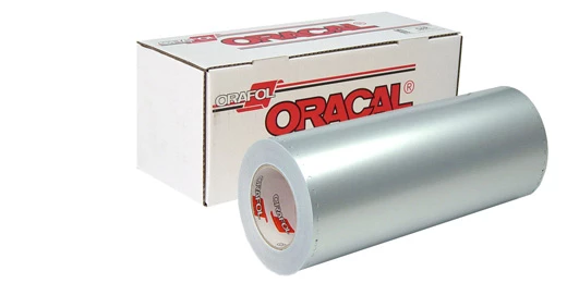 Oracal 352-907 Brushed Steel [Printable], 1 year foil