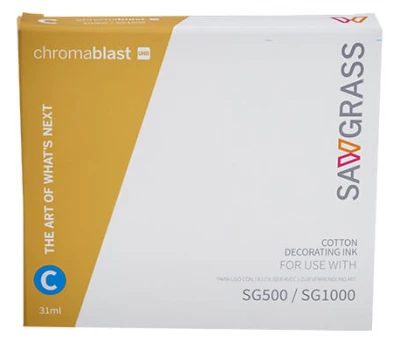 Cheap Sawgrass Chromablast UHD Cyan 31ml | SG500/1000 Sawgrass ChromaBlast UHD - Cyan - 31ml for SG500 and SG1000