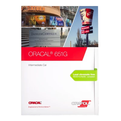 Oracal 651 Colour Card