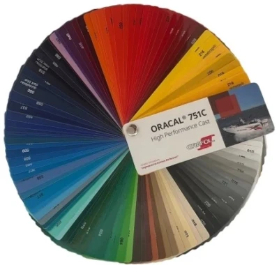 Oracal 751 Sign Vinyl Colour Chart Fan Deck