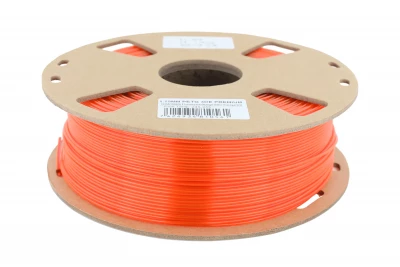 Fluorescent Orange (Semi-transparent) - 3DE Premium - PETG - 1.75mm - 1kg