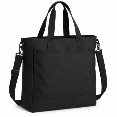SHOPPER 1800 M/SKULDERREM Black 39 x 44 x 10 cm