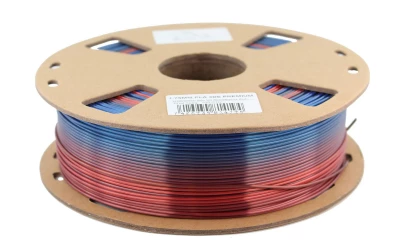 Silky Mix Red-Sapphire Blue - 3DE Premium - PLA - 1.75mm - 1kg