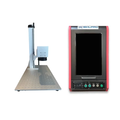 SkilPro 100W MOPA Fiber Laser Engraver, Galvo, Autofocus, Enclosure