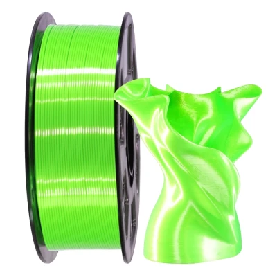 Cheap SKILPRO Silk PLA Filament Green - High-Quality 3D Printer Filament with Silk Finish SKILPRO - Silk PLA Filament - Green - 1kg