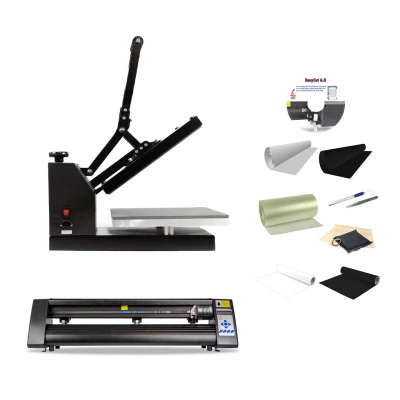 Signs and Textile Printing Starter Pack Economy with Redsail 70cm Cutting Plotter and Heat Press