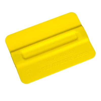 TonnyMag Basic Antistatic Scraper, with Magnet, Yellow 10cm (Medium Soft)