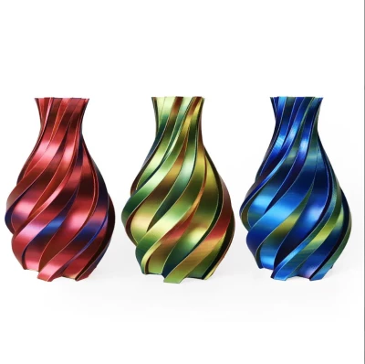 Gold, Blue and Red - 3DE Premium - Silky PLA - 1.75mm - 1kg