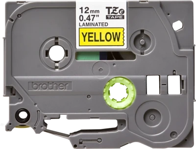 Brother Original TZe631 Tape &ndash; Black on Yellow, 12 mm Wide