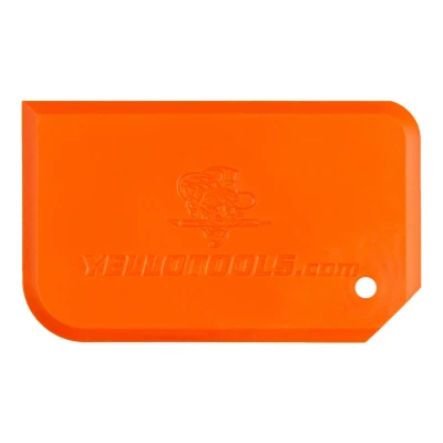YelloBlade plastic jig scraper for removal of foil