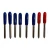 Complete knife package, containing 2 pcs. Standard knives + 2pcs. Detail knives + 2pcs. Sandblasting knives + 2pcs. Reflecting f
