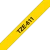 Brother Original TZe611 Tape &ndash; Black on Yellow, 6mm Wide
