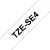 Brother Original TZe-SE4 Tape &ndash; Black on White Security Tape, 18mm Wide